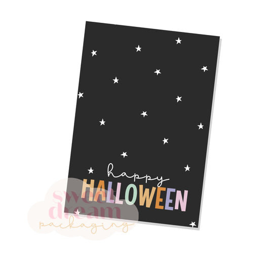 happy halloween cookie card - digital download