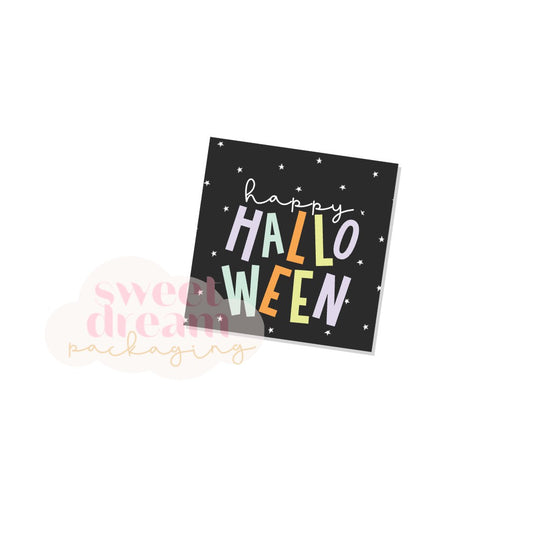 happy halloween tag - digital download