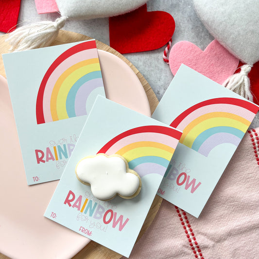 over the rainbow for you 3.5x5" cookie cards - pack of 24