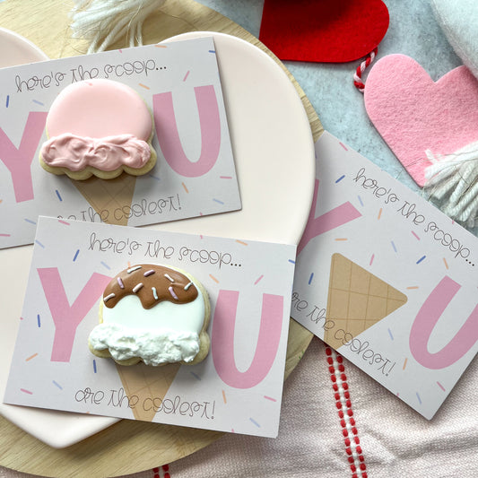here’s the scoop… you are the coolest landscape 5x3.5" cookie cards - pack of 24