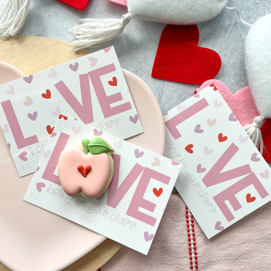 love being in your class 5x3.5" cookie cards - pack of 24