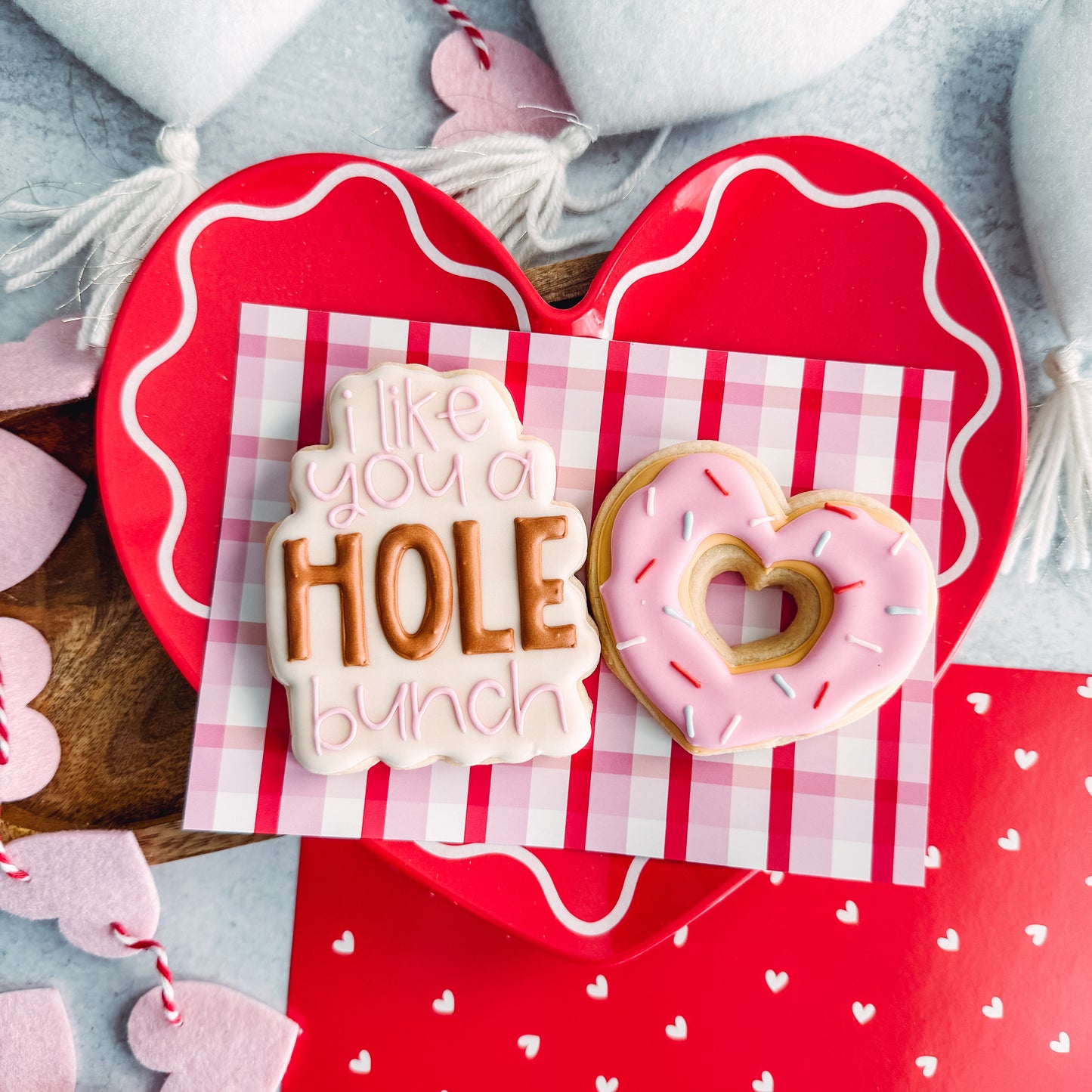 i like you a hole bunch regular size cookie cutter