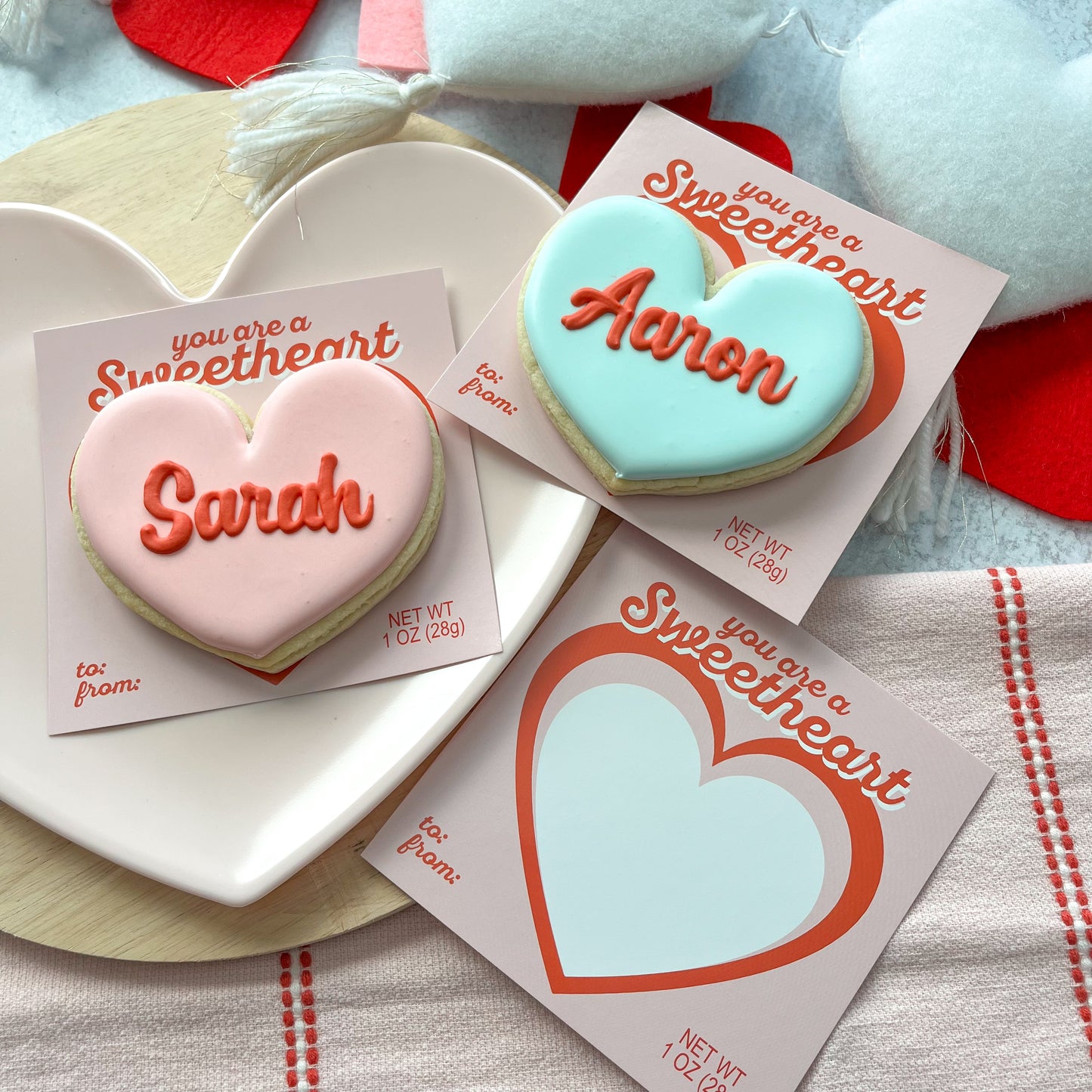 sweethearts 4.5x4.5" box backer - pack of 24