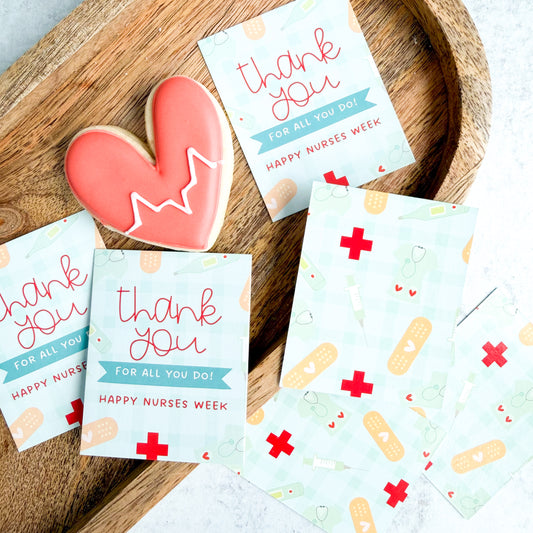 2026 nurses week 2.5x2" tags - pack of 24