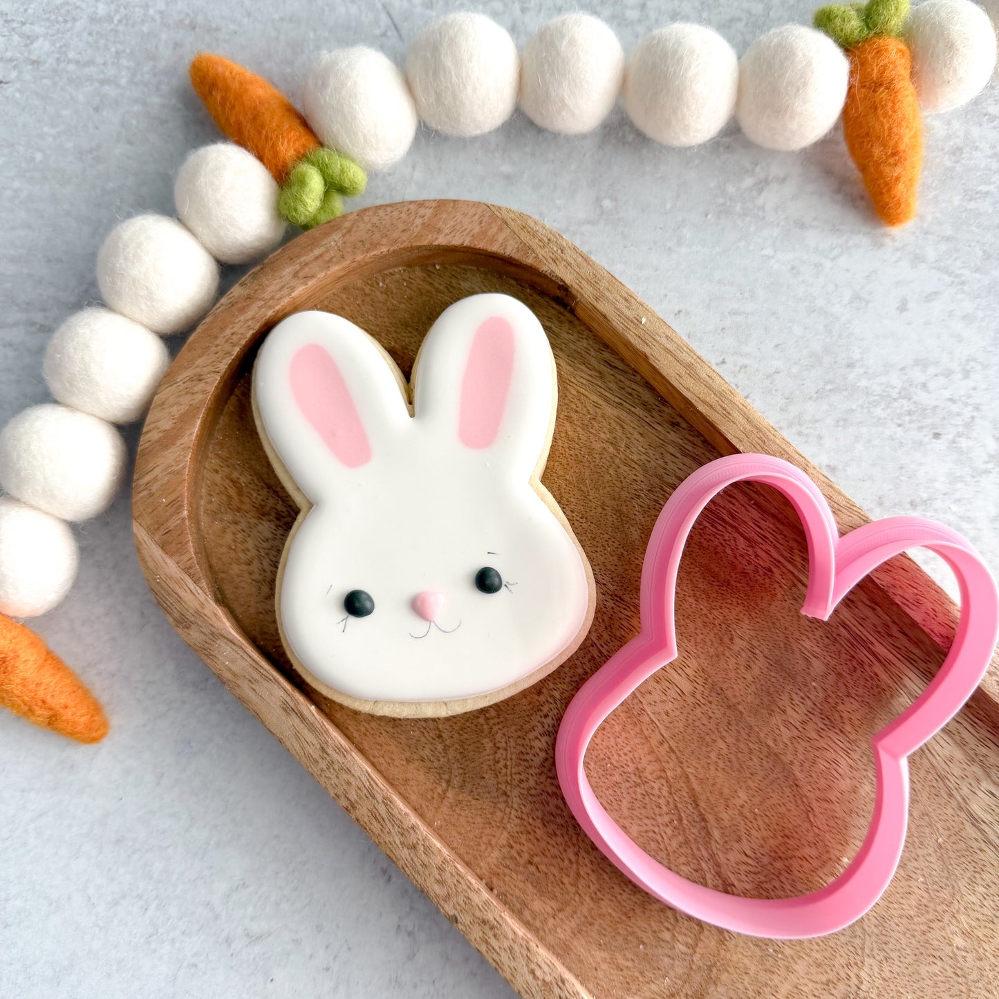 2026 bunny face regular size cookie cutter