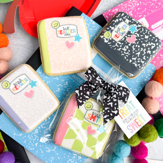 a little treat for making learning sweet rectangle tags - pack of 24