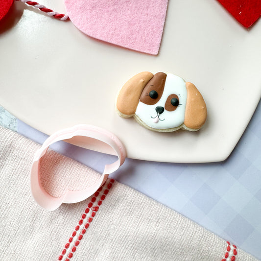 puppy face mini cookie cutter