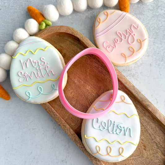 large egg regular size cookie cutter