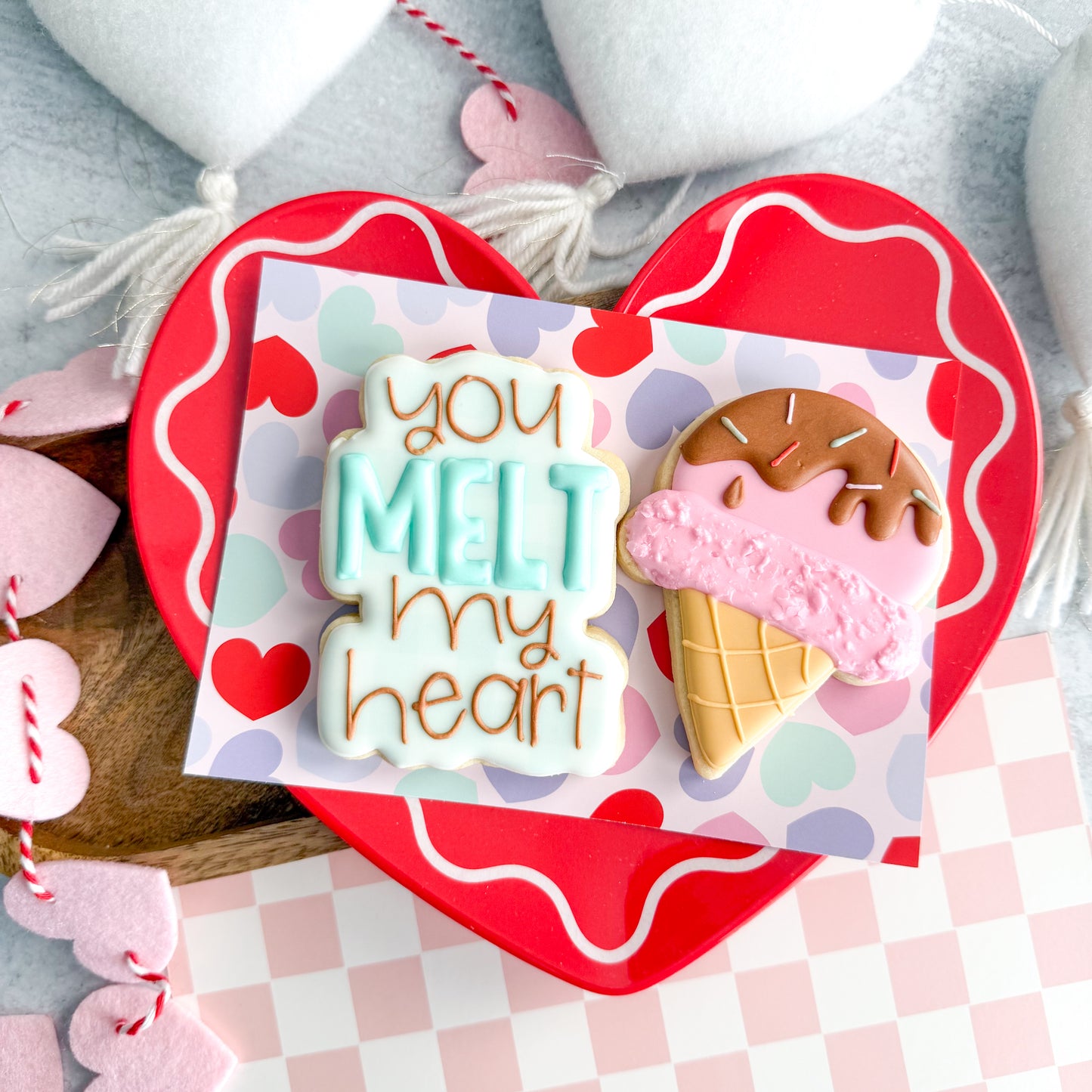 you melt my heart regular size cookie cutter