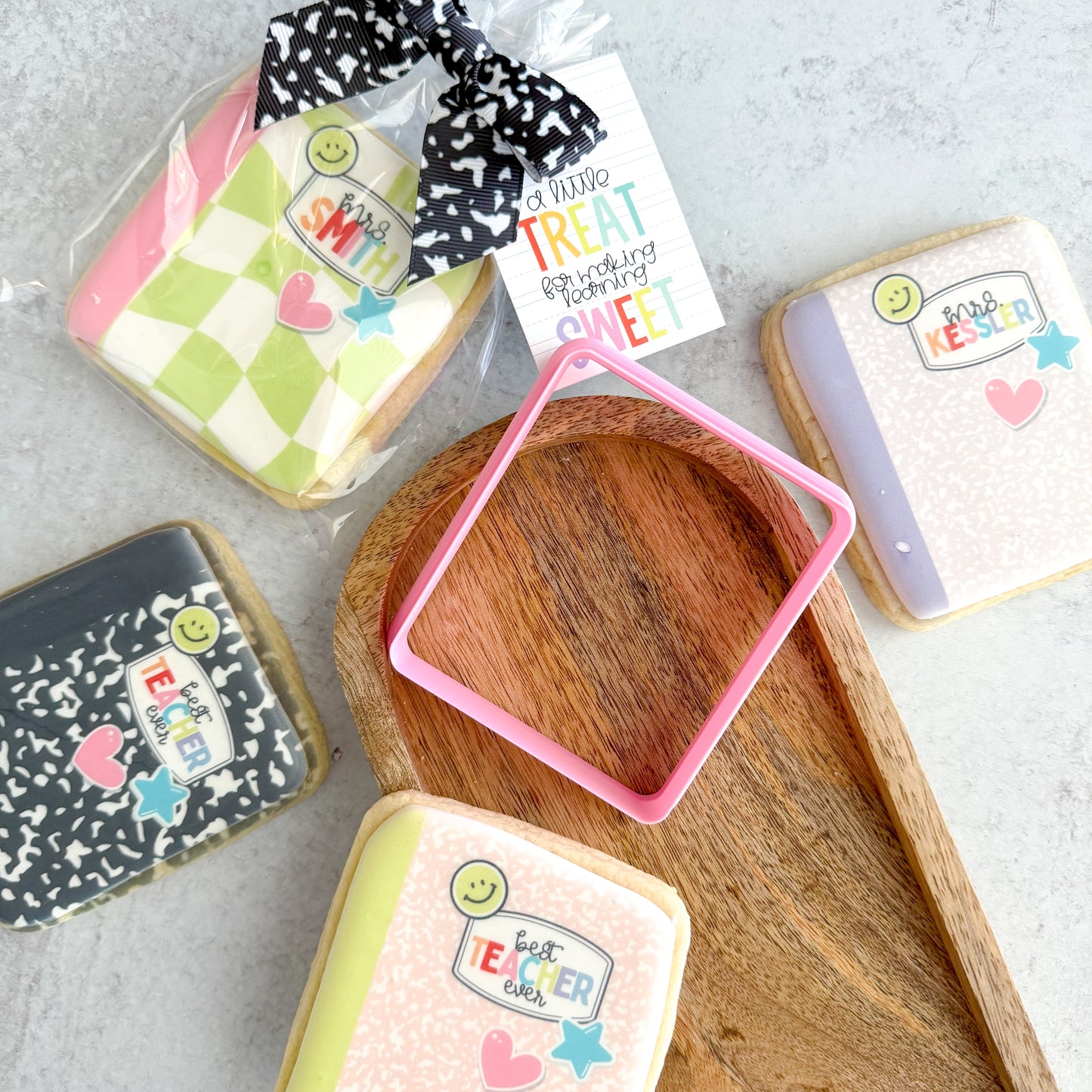 rounded rectangle 3”x3.5” regular size cookie cutter