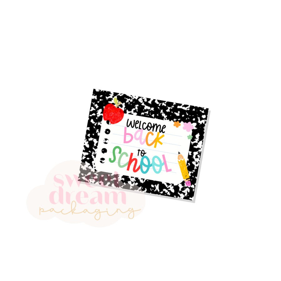 back to school 2.5" x 2" tag - digital download