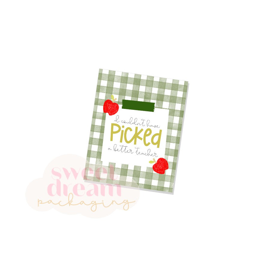 i couldn't have picked a better teacher 2" x 2.5" tag - digital download