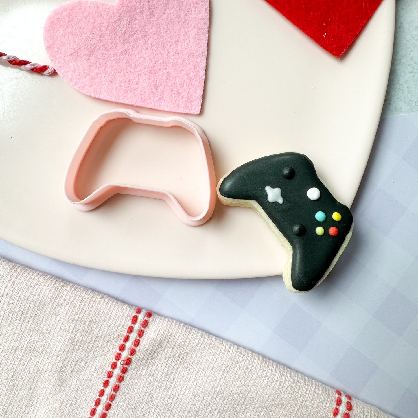 game controller mini cookie cutter