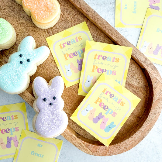treats for my peeps 2.5x2" tags - pack of 24
