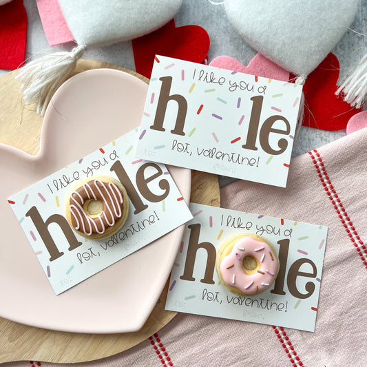 sprinkles I like you a hole lot 5x3.5" cookie cards - pack of 24