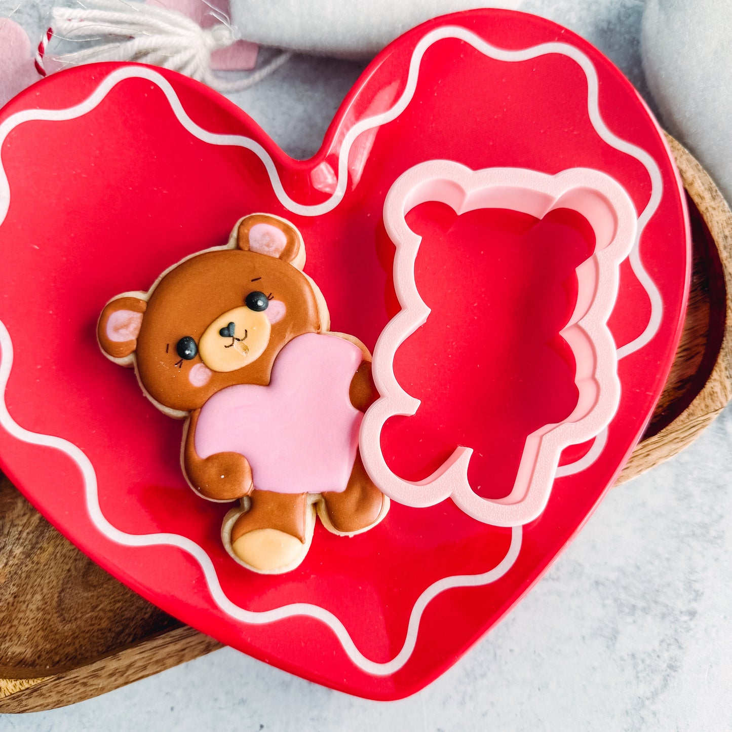 teddy bear regular size cookie cutter