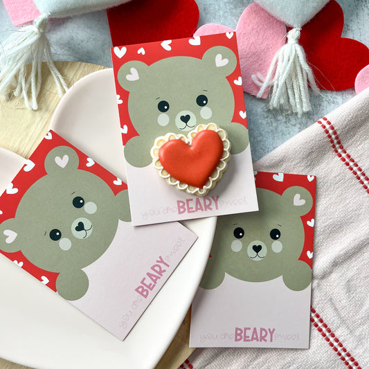 you are beary sweet 3.5x5" cookie cards - pack of 24