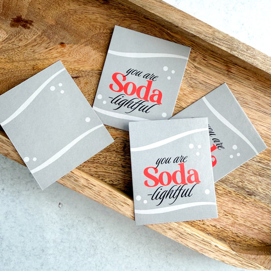 soda-lightful 2.5x2" tags - pack of 24