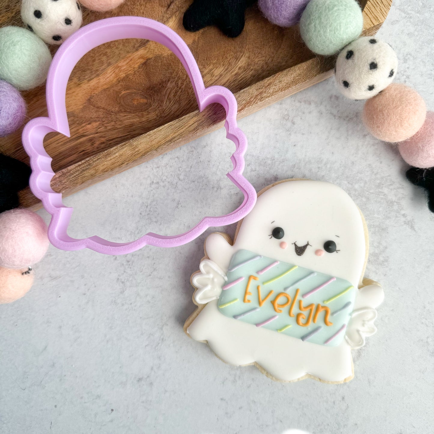 candy ghost regular size cookie cutter