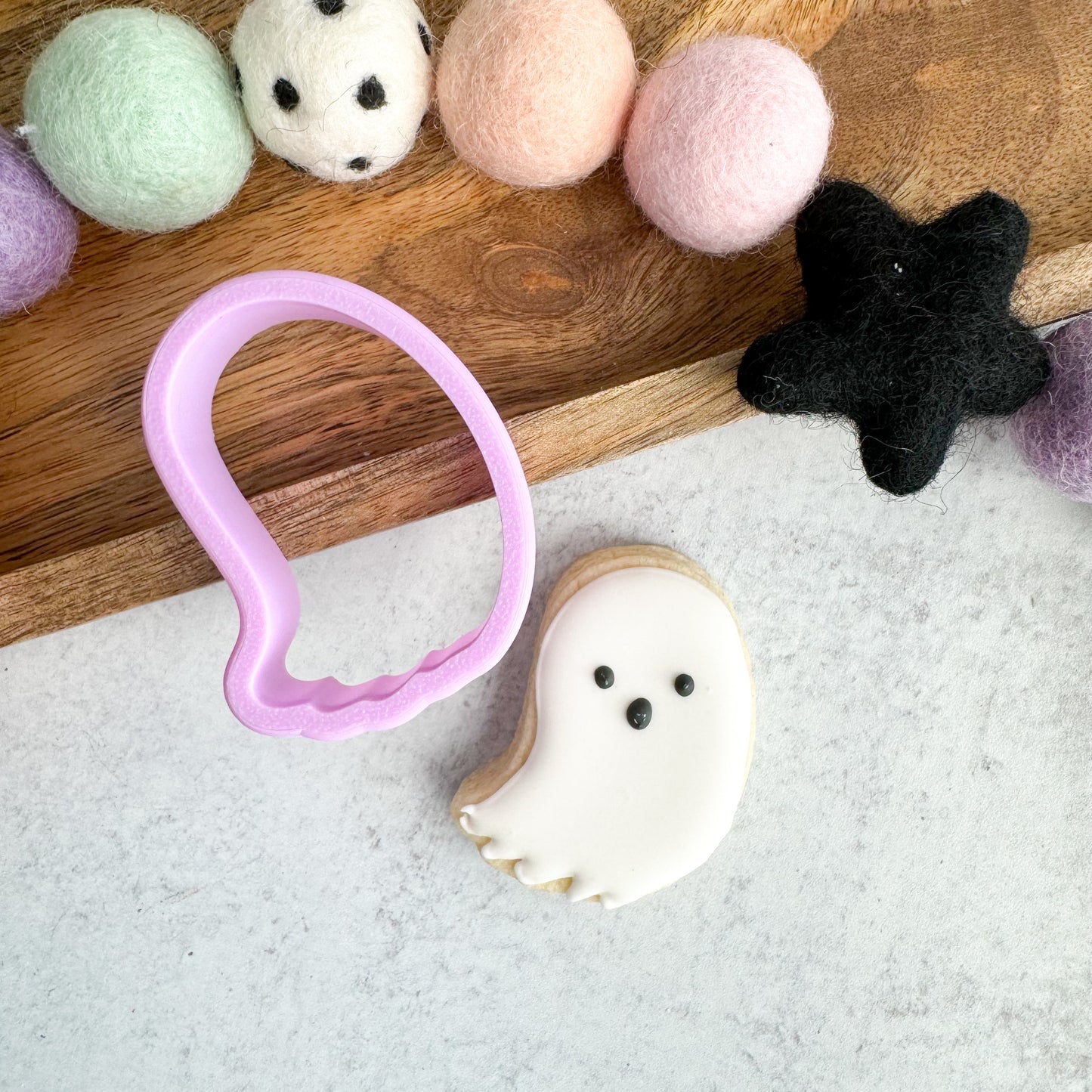 flying ghost mini cookie cutter