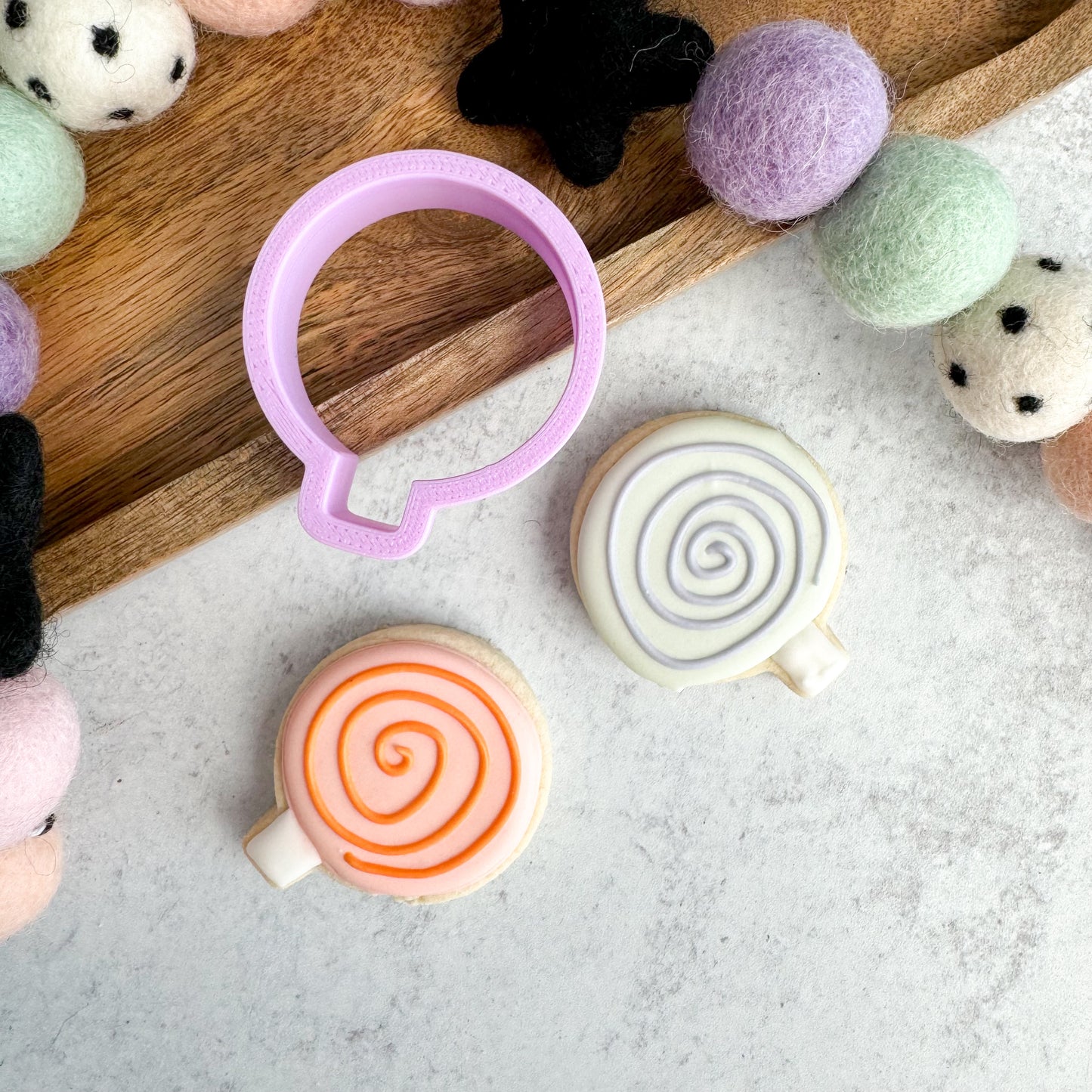 lollipop mini cookie cutter