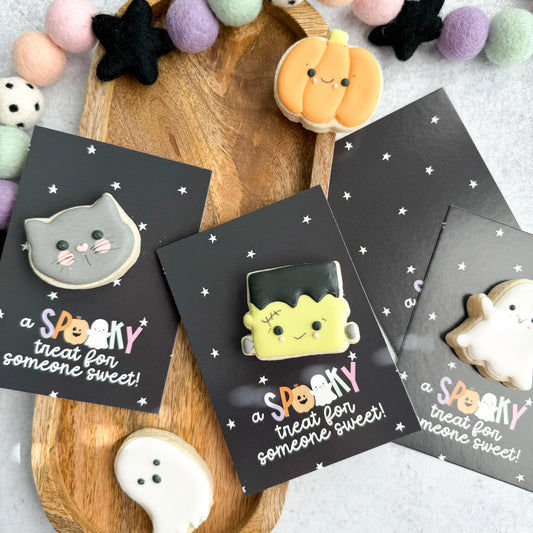 a spooky treat for someone sweet 3.5x5" cookie cards - pack of 24