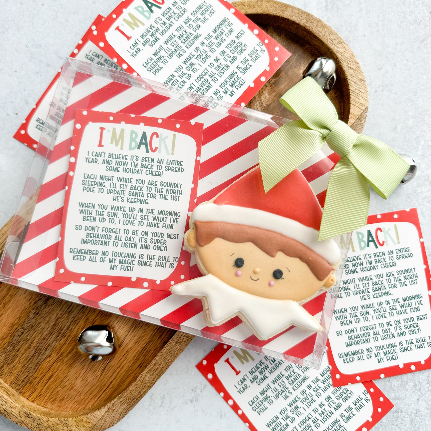 red dot i'm back elf poems 3x4 - pack of 24