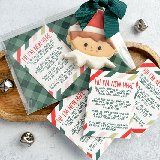 i'm new here elf poems 3x4 - pack of 24