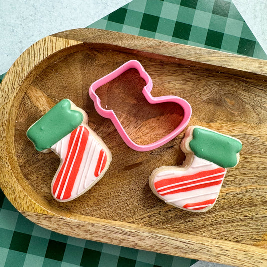 stocking mini cookie cutter