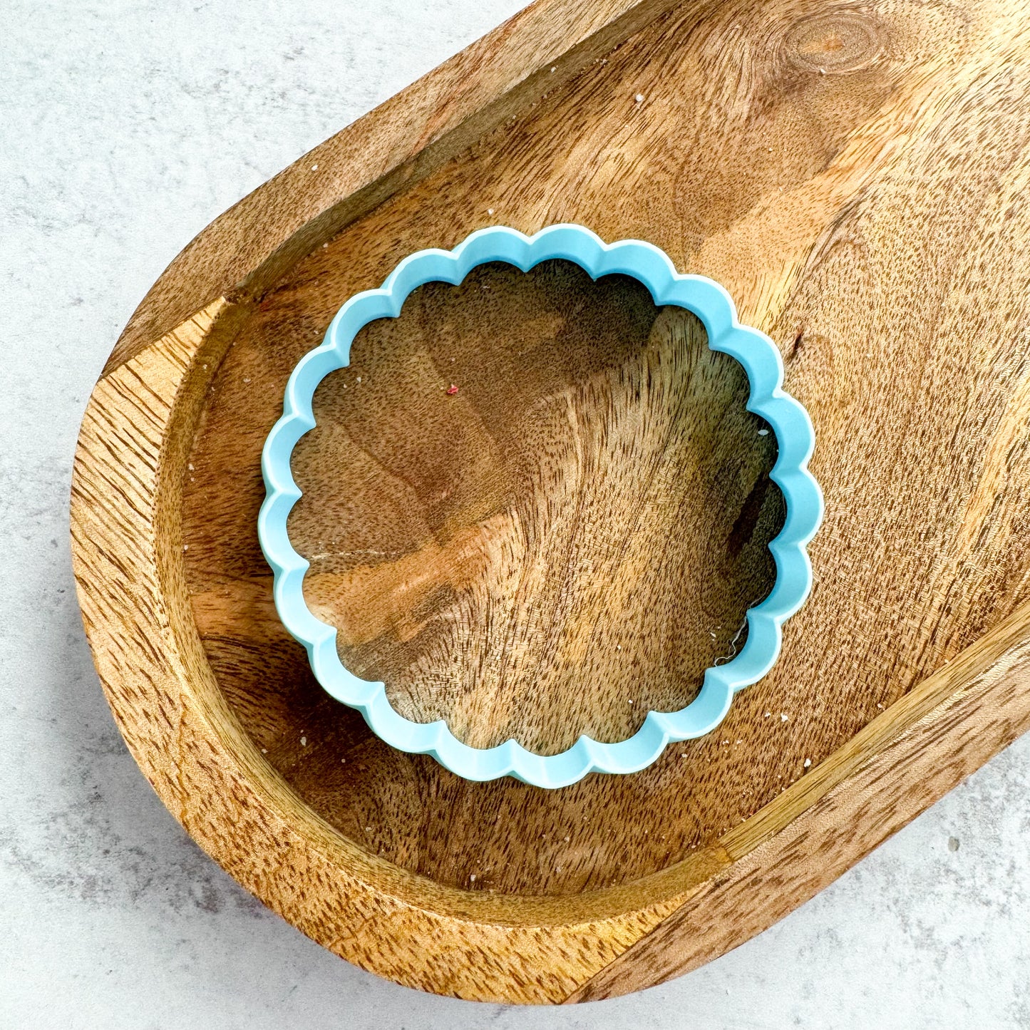 3" scallop circle cookie cutter