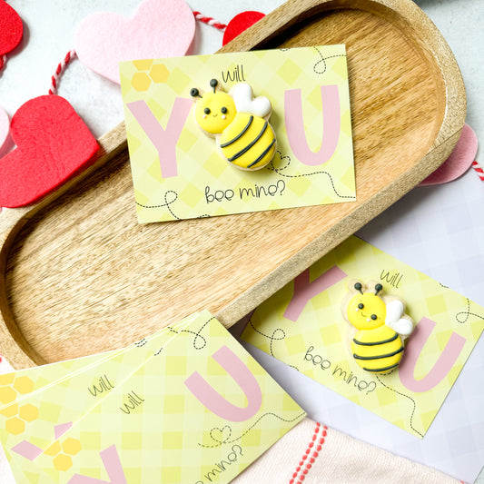 will you bee mine 5x3.5"  cookie cards - pack of 24