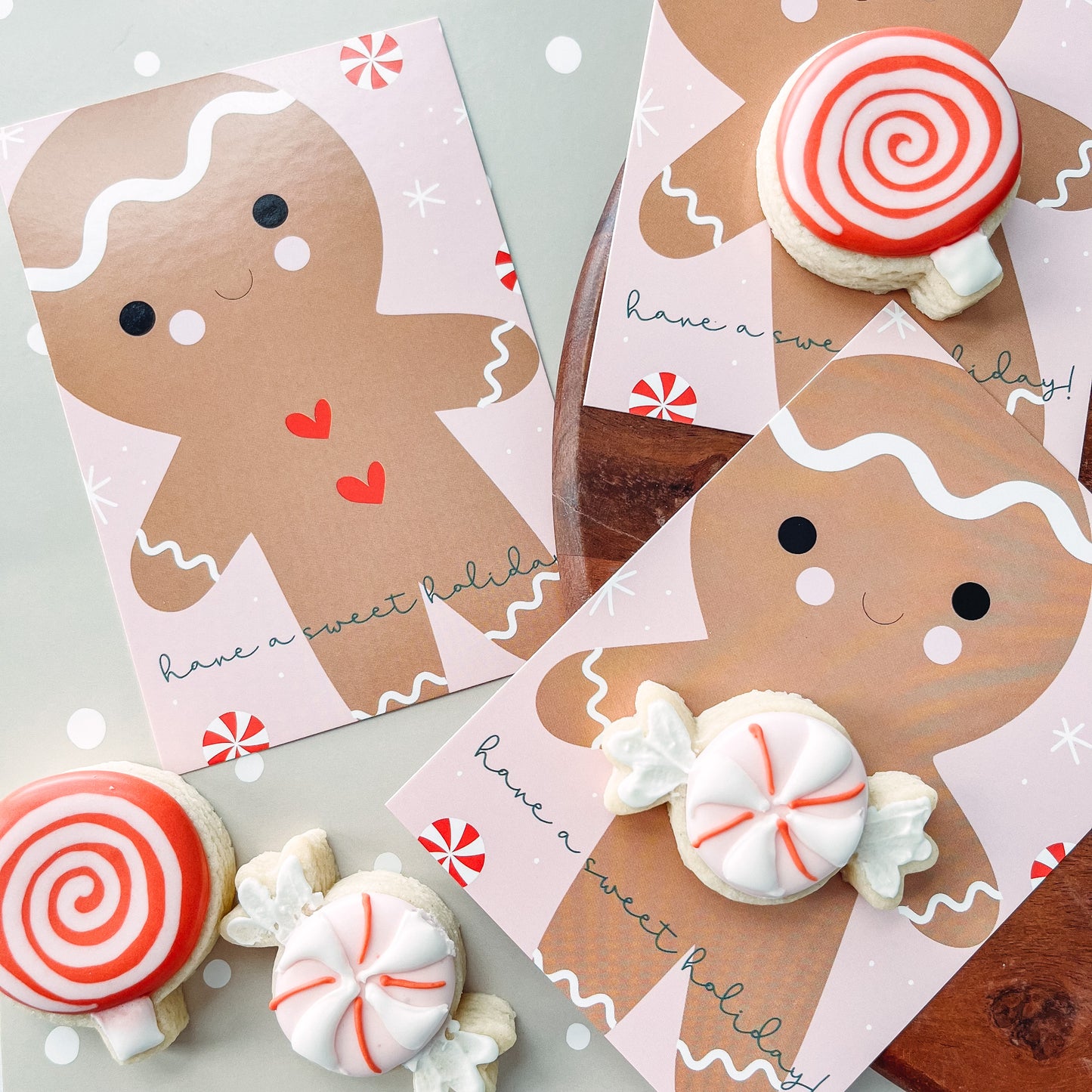 2023 have a sweet holiday 3.5x5" cookie cards - pack of 24