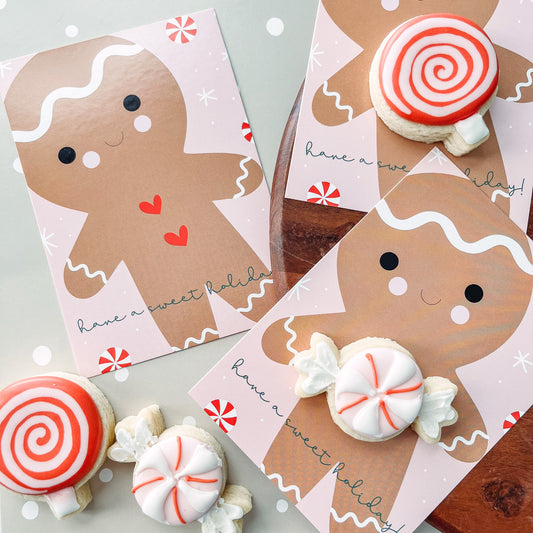 have a sweet holiday 3.5x5" cookie cards - pack of 24