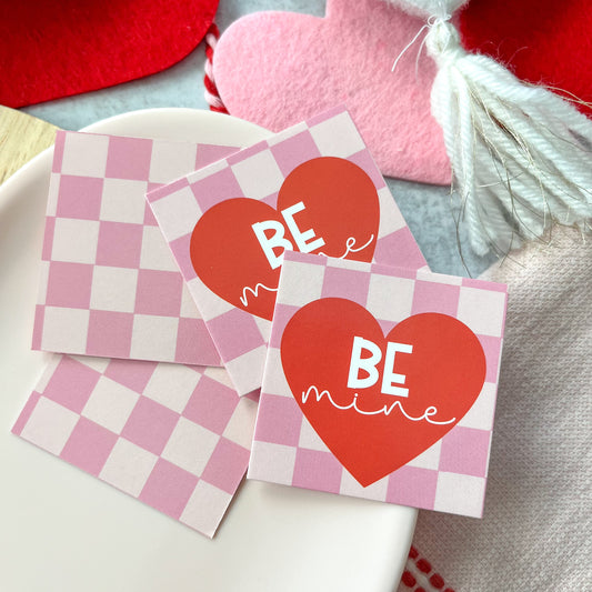 be mine square tags - pack of 24