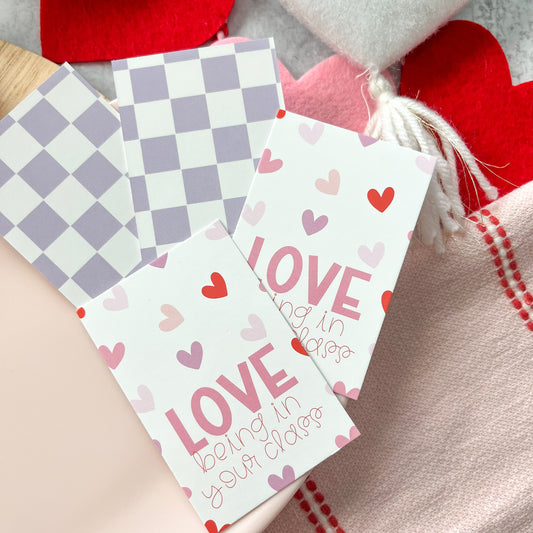 love being in your class rectangle tags - pack of 24