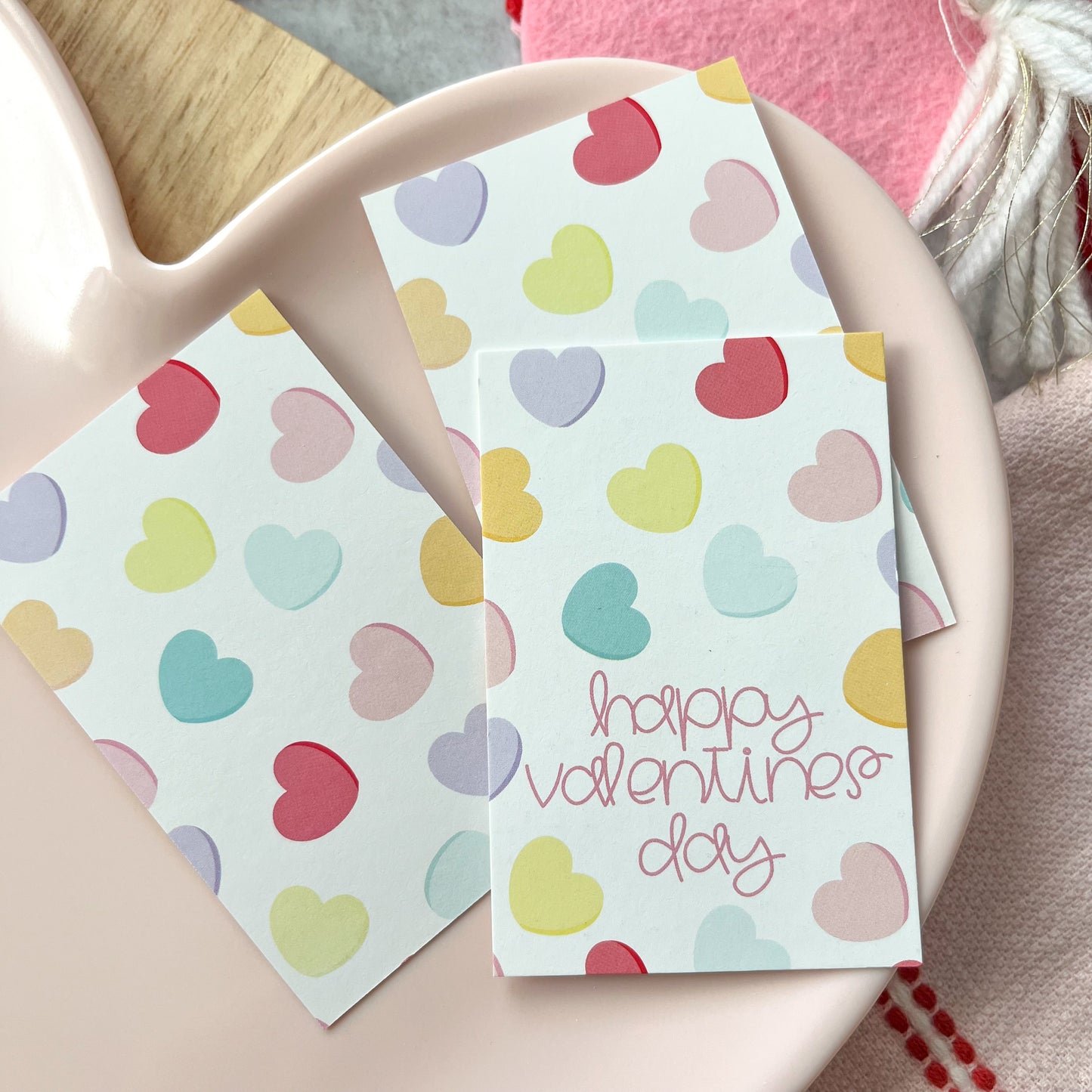 sweetheart happy valentines day rectangle tags - pack of 24