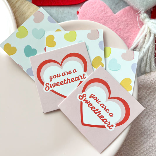 you are a sweetheart square tags - pack of 24