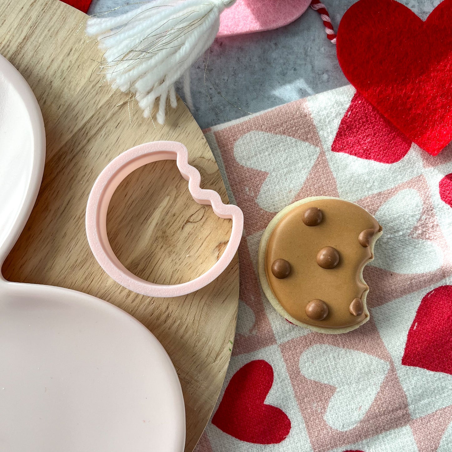 chocolate chip cookie mini cookie cutter