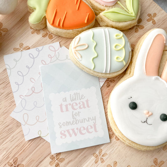 a little treat for somebunny sweet rectangle tags - pack of 24