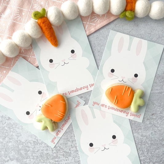 bunny you are somebunny sweet 3.5x5" cookie cards - pack of 24