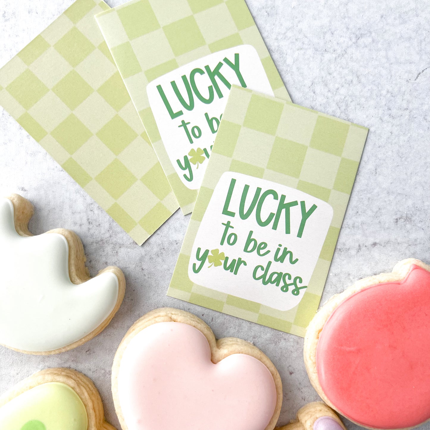 lucky to be in your class rectangle tags - pack of 24