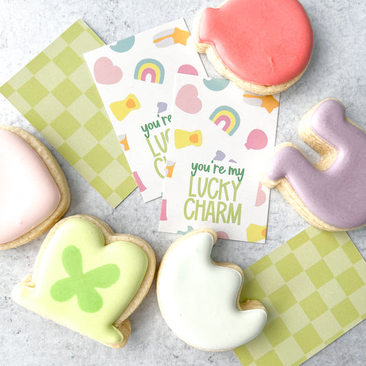 you're my lucky charm rectangle tags - pack of 24