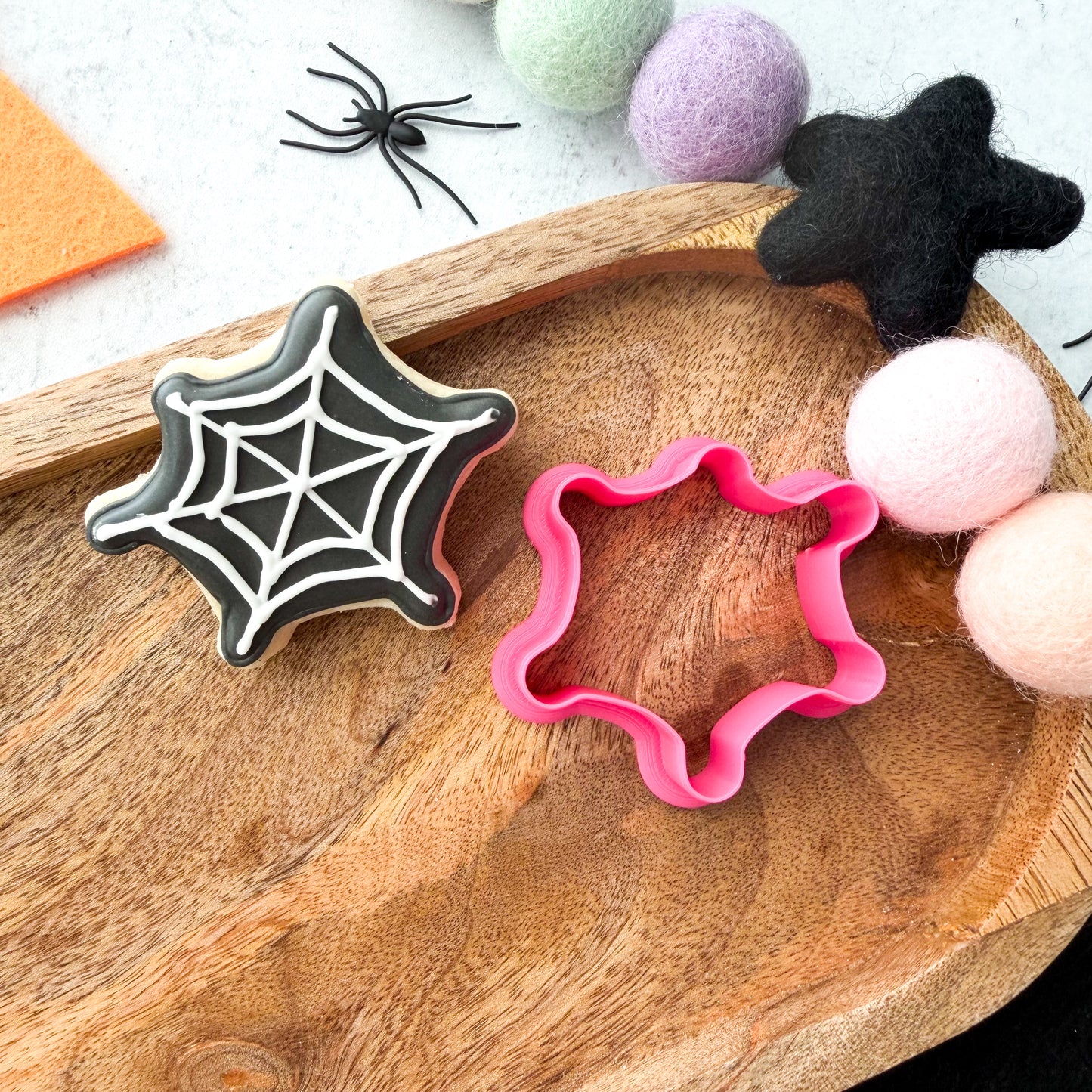 spiderweb mini cookie cutter