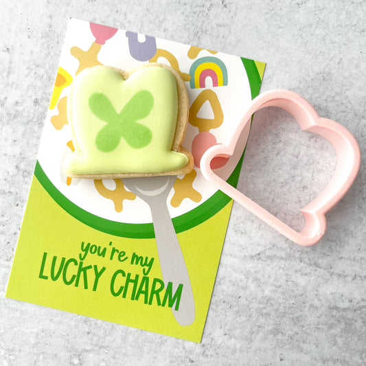 leprechaun charm mini cookie cutter