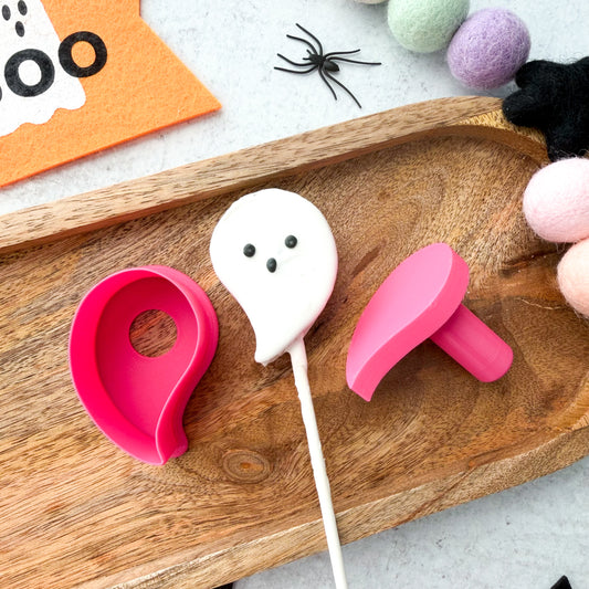 simple ghost cake pop cutter - 2"