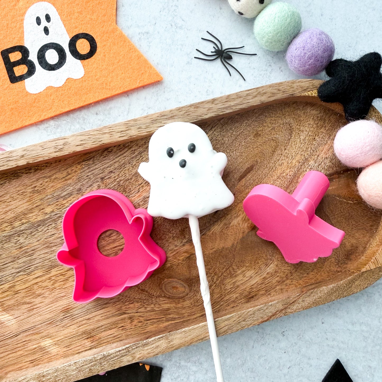 sweet ghost cake pop cutter - 2"