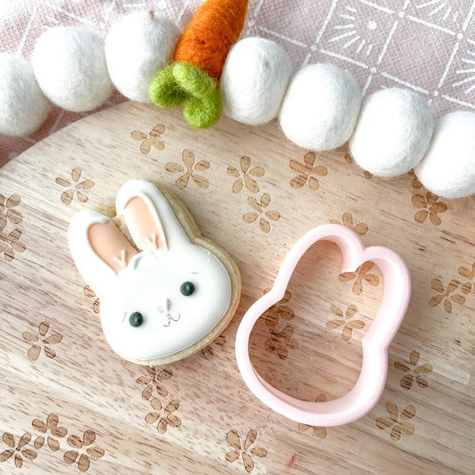 bunny face mini cookie cutter