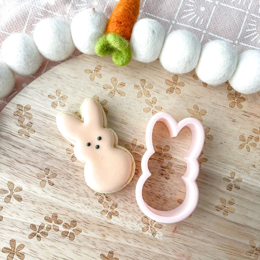 marshmallow bunny mini cookie cutter