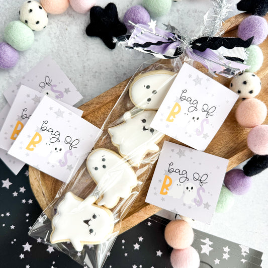 2025 bag of boos stickers 2.5"x2.5" - pack of 24