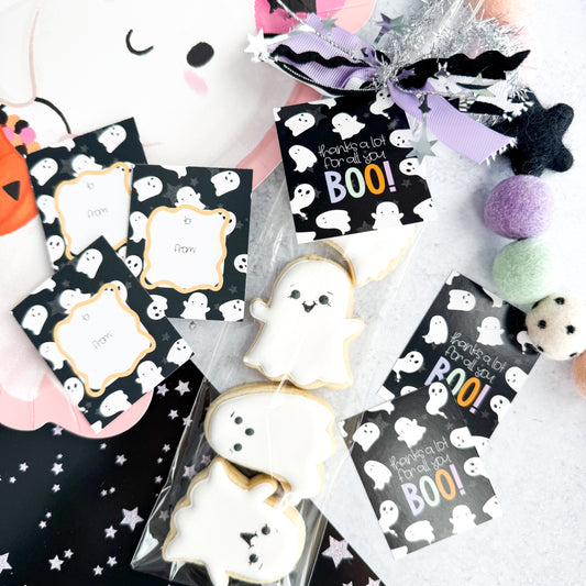 2025 thanks for all you boo 2x2.5" tags - pack of 24